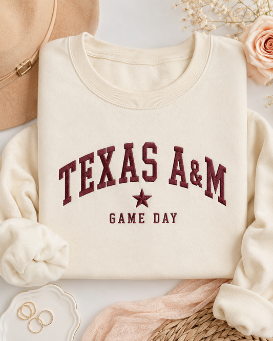 Custom Game Day Collegiate Crewneck
